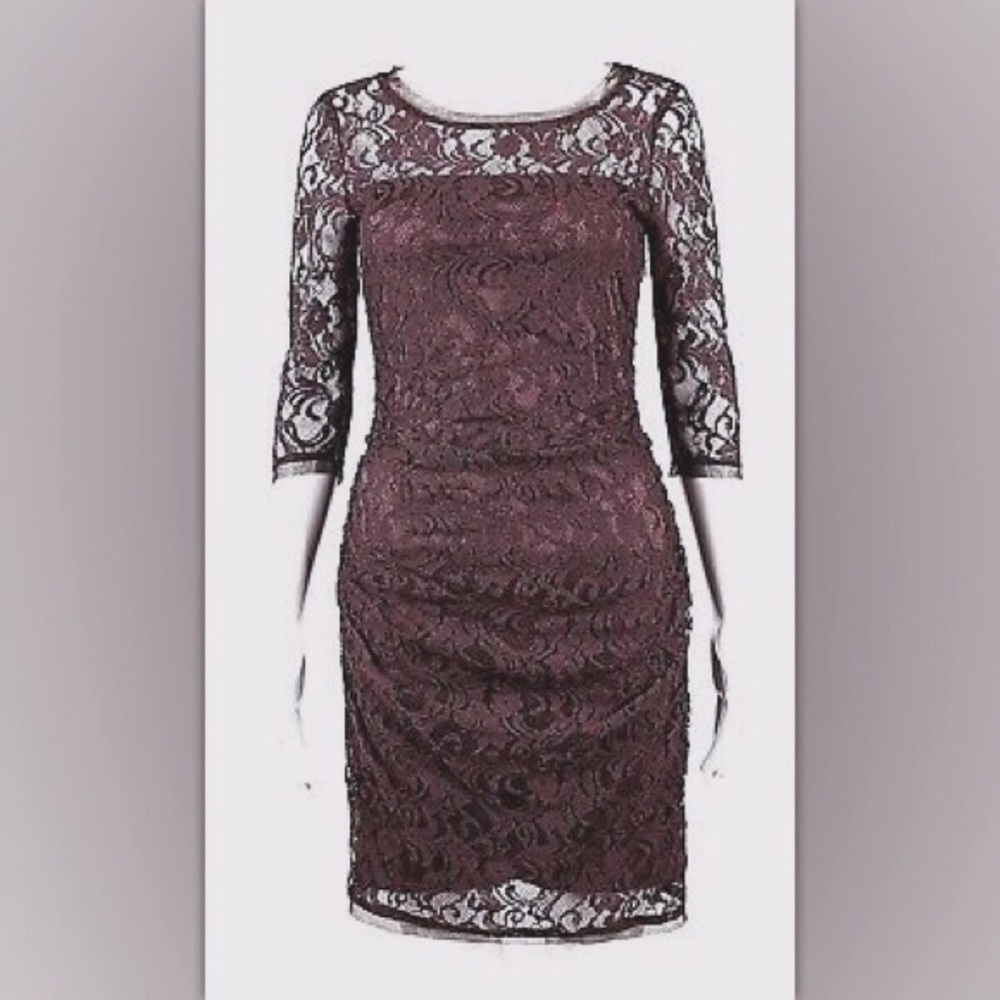 Price drop! Max&Cleo Half Sleeve Lace Dress